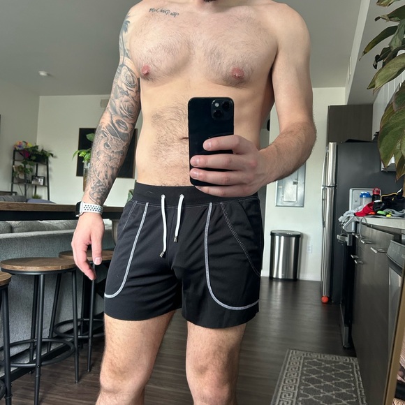 Whittall & Shon Other - Sleek Black Athletic Shorts for Men